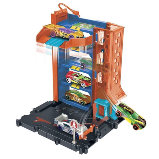 Hot Wheels City Rally Parking Set s autom