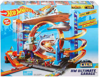 Hot Wheels Mega Shark Garage Track
