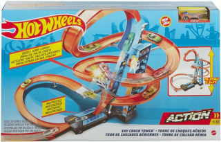 Horúce kolesá veža oblohy sviečky gjm76 mattel