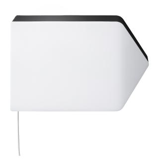 Ikea bägaren ledi lampa biały/čierna