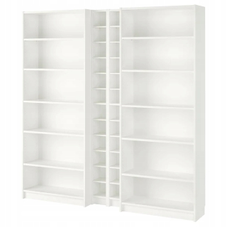 Ikea Billy Gnedby White Shelf 200x28x202 cm
