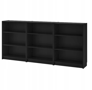 Ikea Billy Black Racks 240x28x106 cm