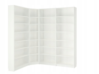 Ikea Billy Corner Bookcase 215/135x237 White