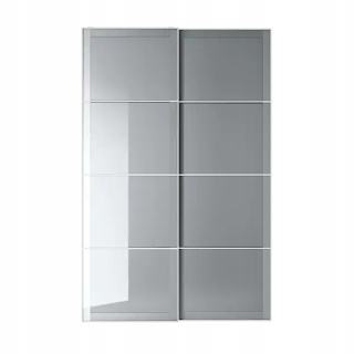 Ikea bjornoya dvere dvere šedý efekt 150x236