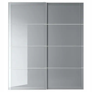 Ikea bjornoya dvere slou sivé efekty 200x236