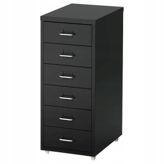 Ikea Helmer hrudník na kolieskach na kolesách 28x69 cm