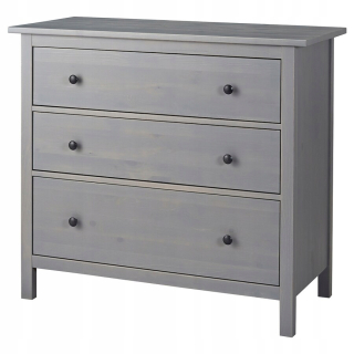 IKEA HEMNE TRUCH OF SCSICTRE 3 Zásuvky Šedá škvrna 108x96cm