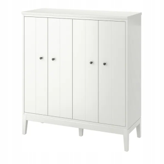 Stojan IKEA IDANAS s bielymi drogami 121x135 cm