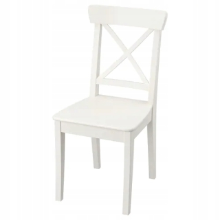 Ikea ingolf biela stolička