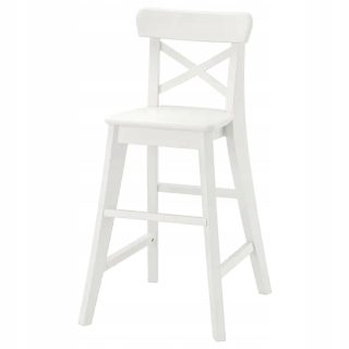 Detská stolička Ikea Ingolf, biela