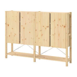 IKEA IVAR 2 SECIES SECEL CABINET PINE 174X30X124CM