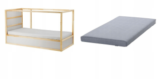 Ikea Chicken Double -Double Bed 90x200 cm + matrac