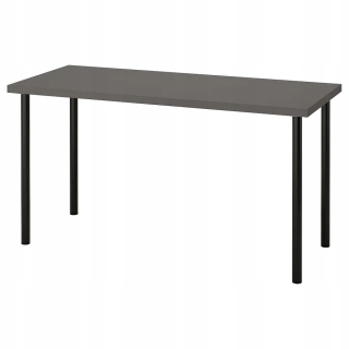 Ikea lagkapten adils čierna čierna 140x60 cm
