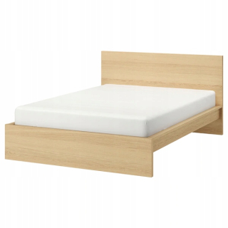 IKEA MALM BED ROME Vysoký dub liroy 140x200 cm