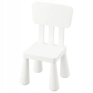 Ikea Mammut Detská stolička Interná/vonkajšia biela
