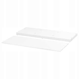 Ikea Nordli Book and Egrets White 120x47 cm