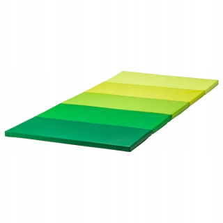 Ikea plufsig skladacia gymnastická podložka, zelená