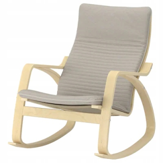 Ikea kresla kresla Brach Light Birch Light pod nimi
