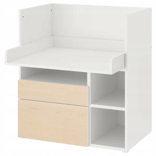 Ikea Smadad White Desk s 2 zásuvkami 90x79x100