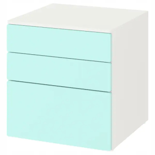 Ikea Smastad Plas hrudník 3 zásuvky 60x55x63 cm
