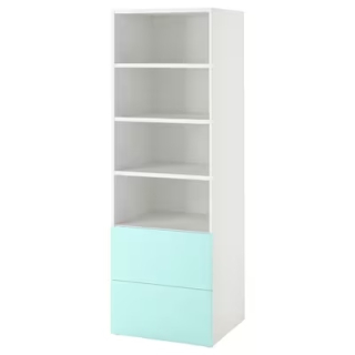 Ikea Smastad Plasa Bookcase 2 zásuvky 60x57x181 cm