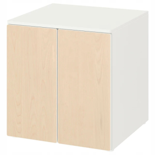 Ikea Smastad Plasa Birch Biela skrinka 60x55x63cm