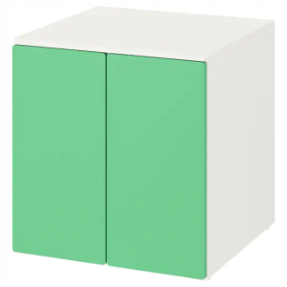 Ikea Smastad Plasa Green Cabinet 60x55x63 cm