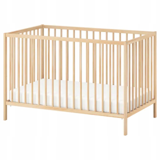 Ikea sniglar detská posteľ Beech 60x120 cm