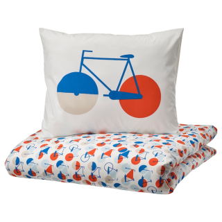 Detská obliečka Ikea Sportlig 150x200 Bicykle