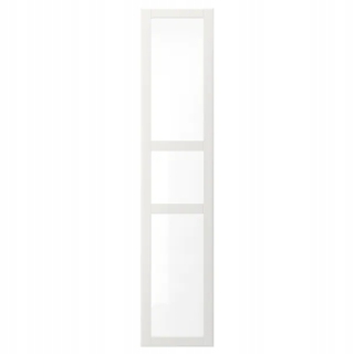 Ikea dvere dvere Hingemble White Glass 50x229cm