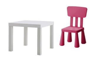 Ikea nedostatok tabuľkovej sady + Mamut Color