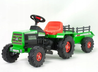 INJUSA Batériový traktor Basic 6V + príves