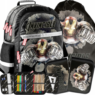 Iron Man School Backpack Avengers Boys Set