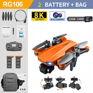 Inteligentné vyhýbanie sa RG106 DRON 8K Professional