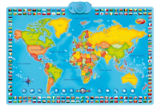 Interaktívna mapa sveta Dumel Discovery