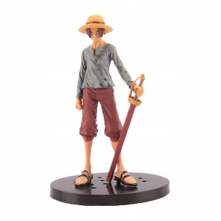 Jeden -kus Shanks Figurine Toy Czerwone Wł