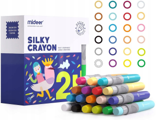 Mideer Jumbo Silky Cencils pre batoľa - 24 K