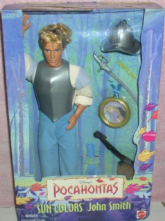 John Smith Sun Colors z Pocahontas z roku 1995
