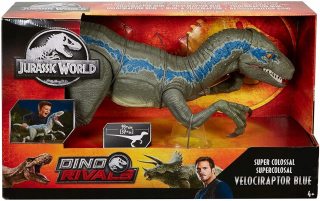 Jurassic World Velociraptor Blue Super Colosale G