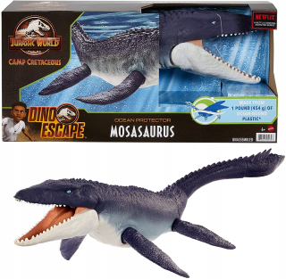 Jurský svet Strelec z morského dinosaura Mosasaur