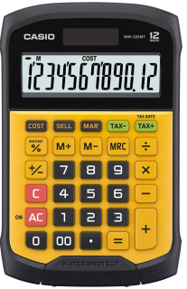 Casio WM-320MT-S Vodná kalkulačka žltá