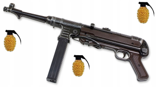 MP40 guľomet + 500 loptičiek ---- skladanie
