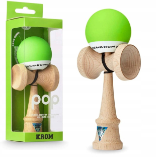 Kendama Krom originálne pop drevené svetlo zelené