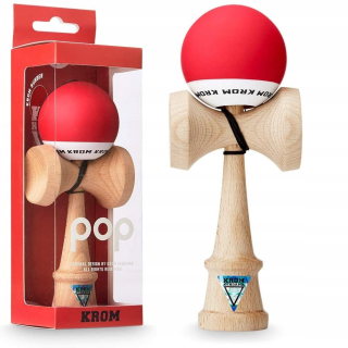 Kendama Krom Pop Wooden Arcade Game Red