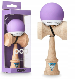 Kendama Krom Pop hrá japonské fialové drevo