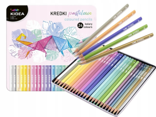Kadea trojuholníková ceruzka ceruzky 24 pastelových farieb