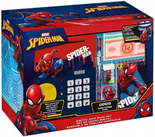 Deti Euroswan Electronic Piggy Bank Spiderman