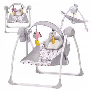 Kinderkraft Flo Bujaczek Deckchair 2in1 Swing