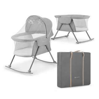 Kinderkraft Bed Lovi 3in1 Gray Cradle Rocking