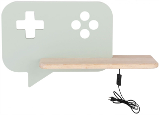 Nástenná lampa nočná lampa plugin plugin čierna